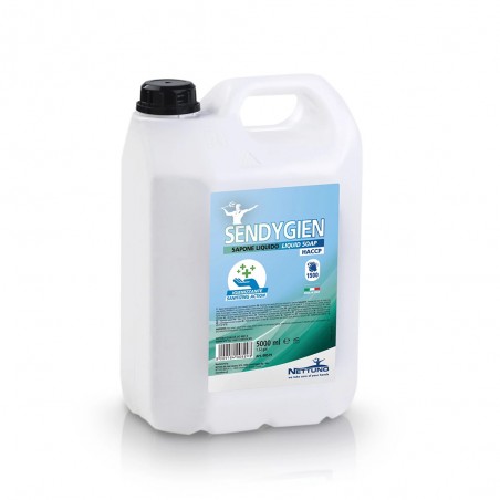 SAPONE LIQUIDO CON ANTIBATTERICO LT 5 NETTUNO SENDYGIEN