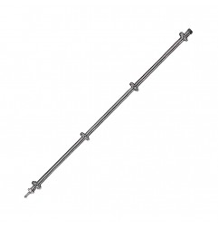 ASTA IRR.INOX CM.80X4 FASCETTE1/4"F 004220