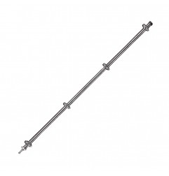 ASTA IRRORANTE INOX CM 120X4 FASCETTE 1/4"F 004230