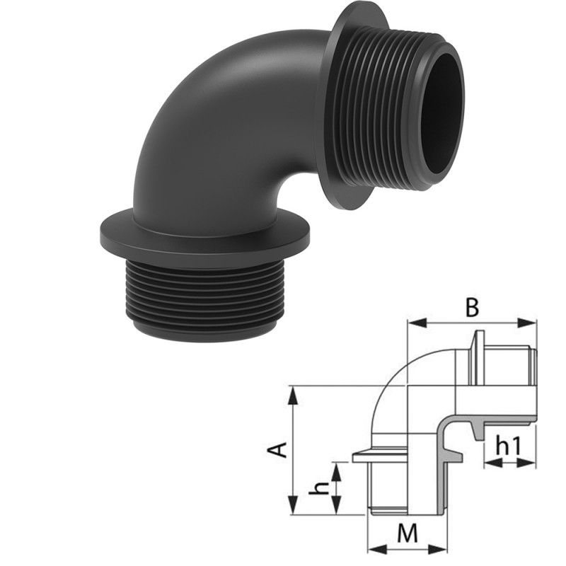 RACCORDO CURVO 1"1/4 M 123255