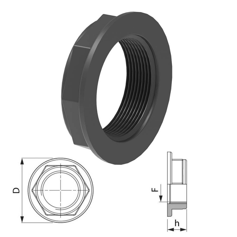 GHIERA 3/8" 205010