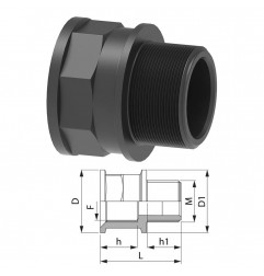 MANICOTTO M-F 1/2"-1/2" 2452022