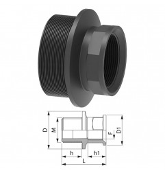 RIDUZIONE M-F 3/4"-1/2" 2452032