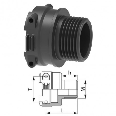 RACCORDO T3F 1/2"M 249032