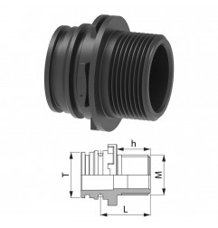 RACCORDO T3M 3/4"M 249133