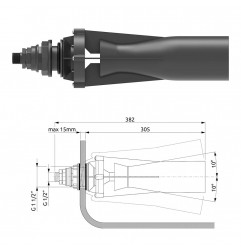 AGITATORE IDRAULICO SNODATO UGELLO DIAMETRO 3 502063