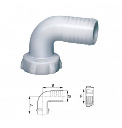 RACCORDO CURVO D.22 + GIRELLO 42X3 627422.060