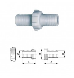 RACCORDO COMPLETO DRITTO/DRITTO D.20 628220