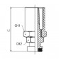 INNESTO BAIONETTA PORTATAGOMMA 14X6