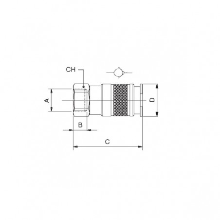 RUBINETTO UNIVERSALE F. 3/8