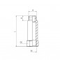 PROLUNGA CILINDRICA M5-M5 L18,5