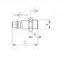 INNESTO ATTACCO M. 1/2" SERIE ITALIANA