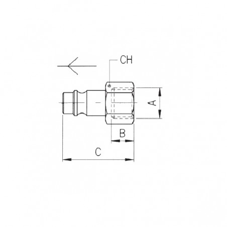 INNESTO X200 F 1/4 STANDARD TEDESCO