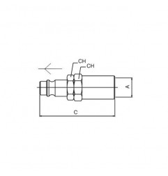 INNESTO PORTATUBO 14X6 SERIE EUROPEA