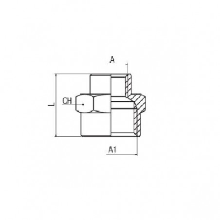 MANICOTTO M5 X 1/8