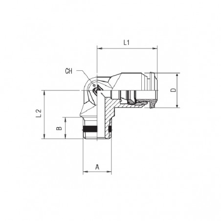 RACCORDO AUTOMATICO  L. M. 1/8XT8