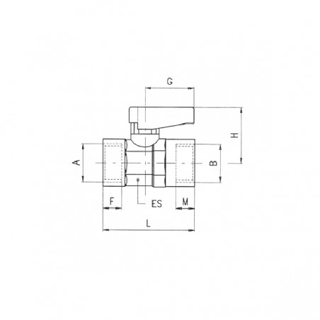 VALVOLA A SFERA F.F. 1/2