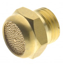 SILENZIATORE 3/8 100 MICRON IN OTTONE SINTERIZZATO A RETE