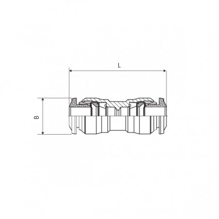 RACCORDO INTERMEDIO AUTOMATICO  3/8" (9,52)