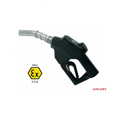 PISTOLA AUTOMATICA LT.140 PER GASOLIO/BENZINA/KEROSENE A140 ATEX F22675000 PIUSI