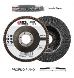 DISCO LAMELLARE 115 GR.60 ZIRCONIO SILVER PIANO BIGGER MONOLAM. SUPPORTO FIBRA