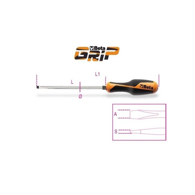 GIRAVITE 12X250 LAMA PIATTA CON ESAGONO DI MANOVRA 1260E/12X250