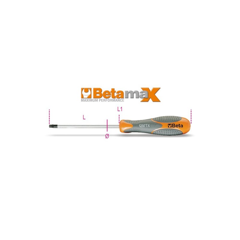 GIRAVITE 4X80 IMPUGNATURA CON IMPRONTA TORX BETA 1297TX/15