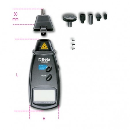 TACHIMETRO DIGITALE A CONTATTO E DISTANZA 1760/TC2