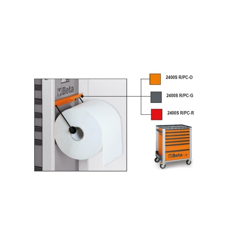 PORTACARTA PER ROTOLI 2400S-R/PC GRIGIO