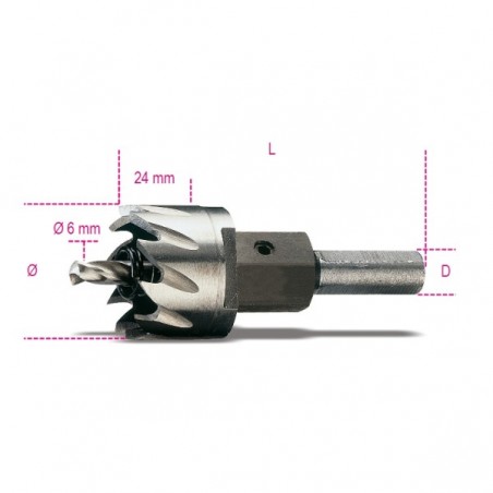 FRESA A TAZZA 22 MM RETTIFICATE IN ACCIAIO HSS 451/22