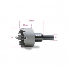 FRESA A TAZZA 42 MM CON INSERTI IN METALLO DURO 452/42