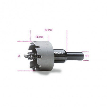 FRESA A TAZZA 42 MM CON INSERTI IN METALLO DURO 452/42