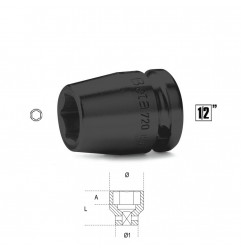 CHIAVE A BUSSOLA 16 MM ATTACCO QUADRO FEMMINA 1/2" ESAG BETA 720 16