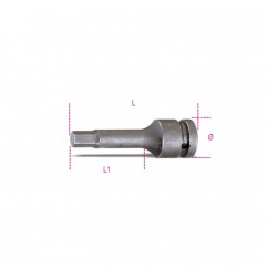 CHIAVE A BUSSOLA 12 MM MASCHIO ESAGONALE BETA 720ME/12