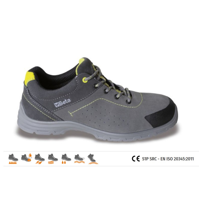 SCARPA ANTINFORTUNISTICA S1P SRC TG.43 BASSA SCAMOSCIATA ANTIABRASIONE 7212FG/43