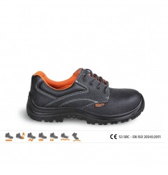 SCARPA ANTINFORTUNISTICA S3 SRC TG.43 BASSA PELLE IDROREP. ACCIAIO BET7421EN/43