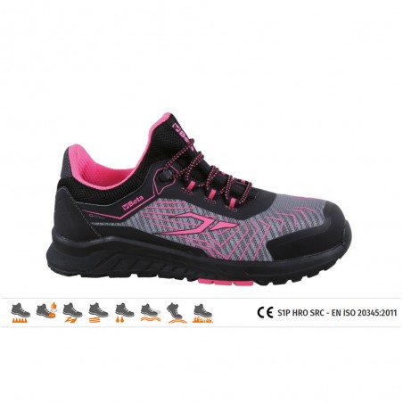 SCARPA ANTINFORTUNISTICA S1P HRO SRC TG.37 BASSA 0-GRAVITY GRIGIO/ROSA 7352LG/37