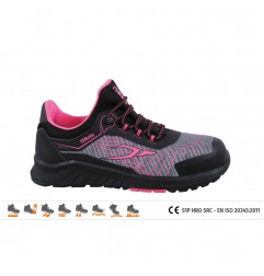 SCARPA ANTINFORTUNISTICA S1P HRO SRC TG.38 BASSA 0-GRAVITY GRIGIO/ROSA 7352LG/38