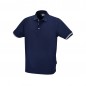 POLO 200 GR. TG.L COTONE BLU 3 BOTTONI BETA 7547BL/L