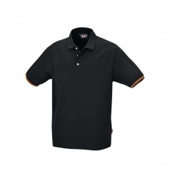 POLO 200 GR. TG.XXXL COTONE NERO 3 BOTTONI BETA 7547N/XXXL