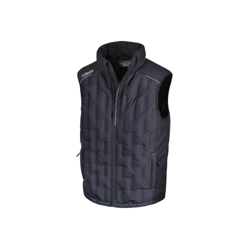 GILET 140 GR. TG.L MULTITASCHE IMPERMEABILE NERO 7579QN/L