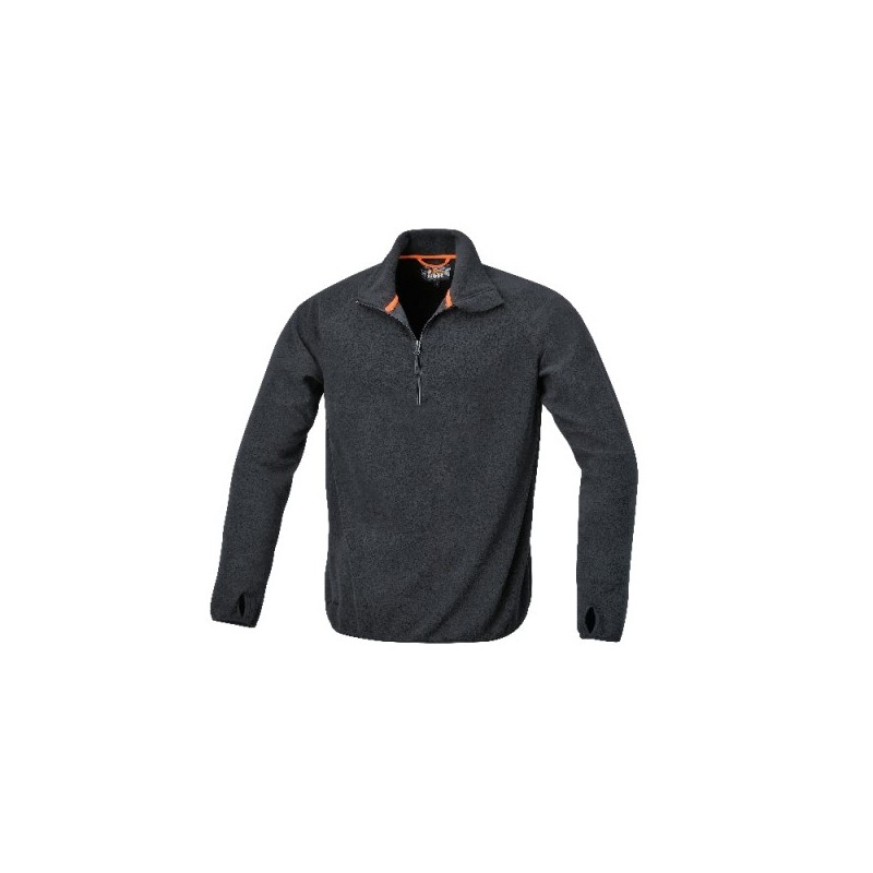 MICROPILE 180GR TG.XXL NERO M/LUNGA 7635N/XXL