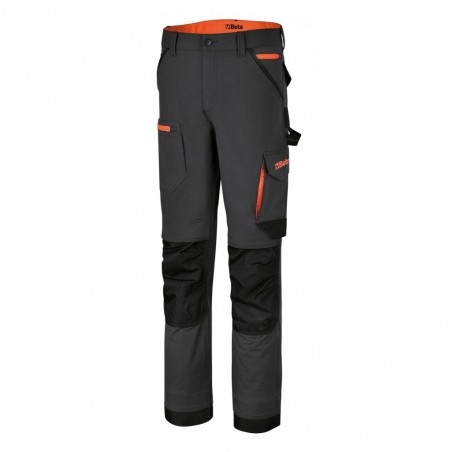 PANTALONE 260 GR. TG.XS MULTITASCHE ELASTICIZZATO 7650/XS