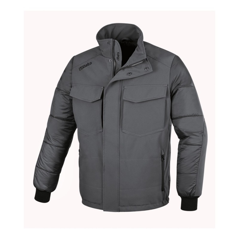 GILET 80 GR. TG.XL MULTITASCHE GRIGIO ANTRACITE-NERO 7674NG/XL