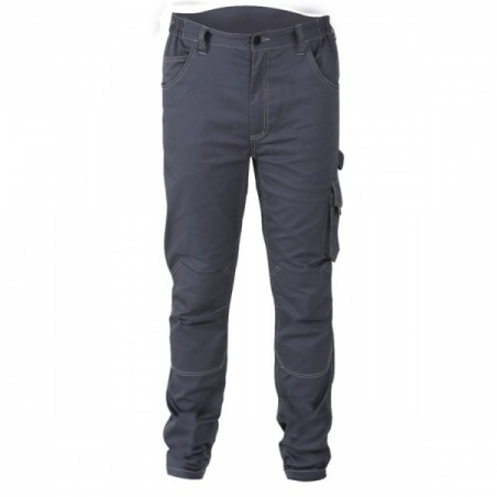 PANTALONE 250 GR. TG.L TWILL STRETCH GREY 7830ST/L