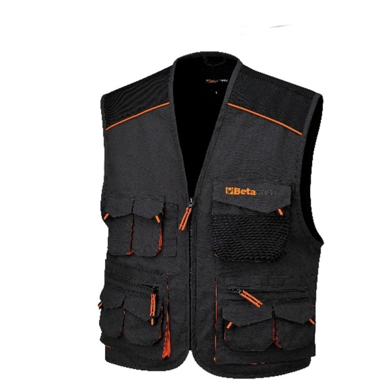 GILET 180 GR. TG.S MULTITASCHE LEGGERO 7867E/S