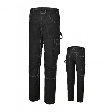 PANTALONE 290 GR. TG.M CANVAS NERO SLIM FIT BETA 7880SC/M