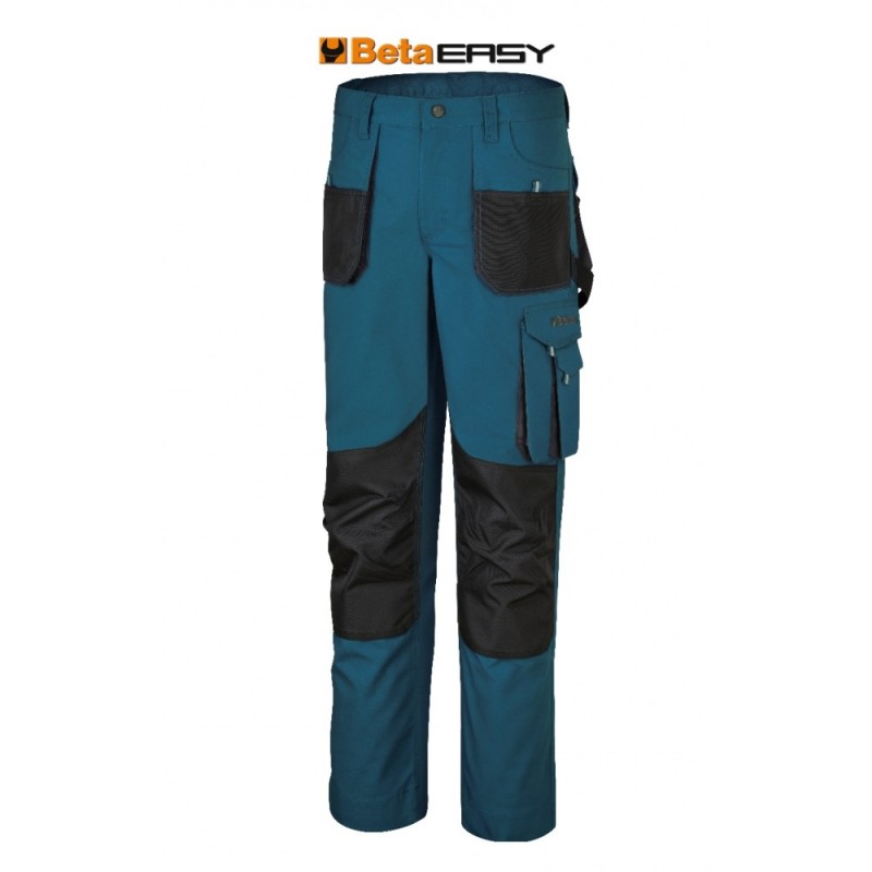 PANTALONE 260 GR. TG.L CANVAS AZZURRO BETA 7900P/L