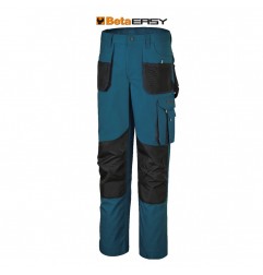 PANTALONE 260 GR. TG.M CANVAS AZZURRO BETA 7900P/M