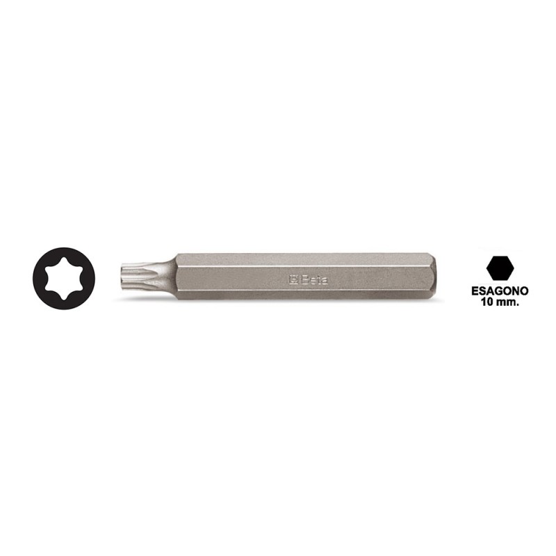 INSERTO T50 TORX PER AVVITATORI ATTACCO 10 MM LUNGO 75 MM 867TX/LT50